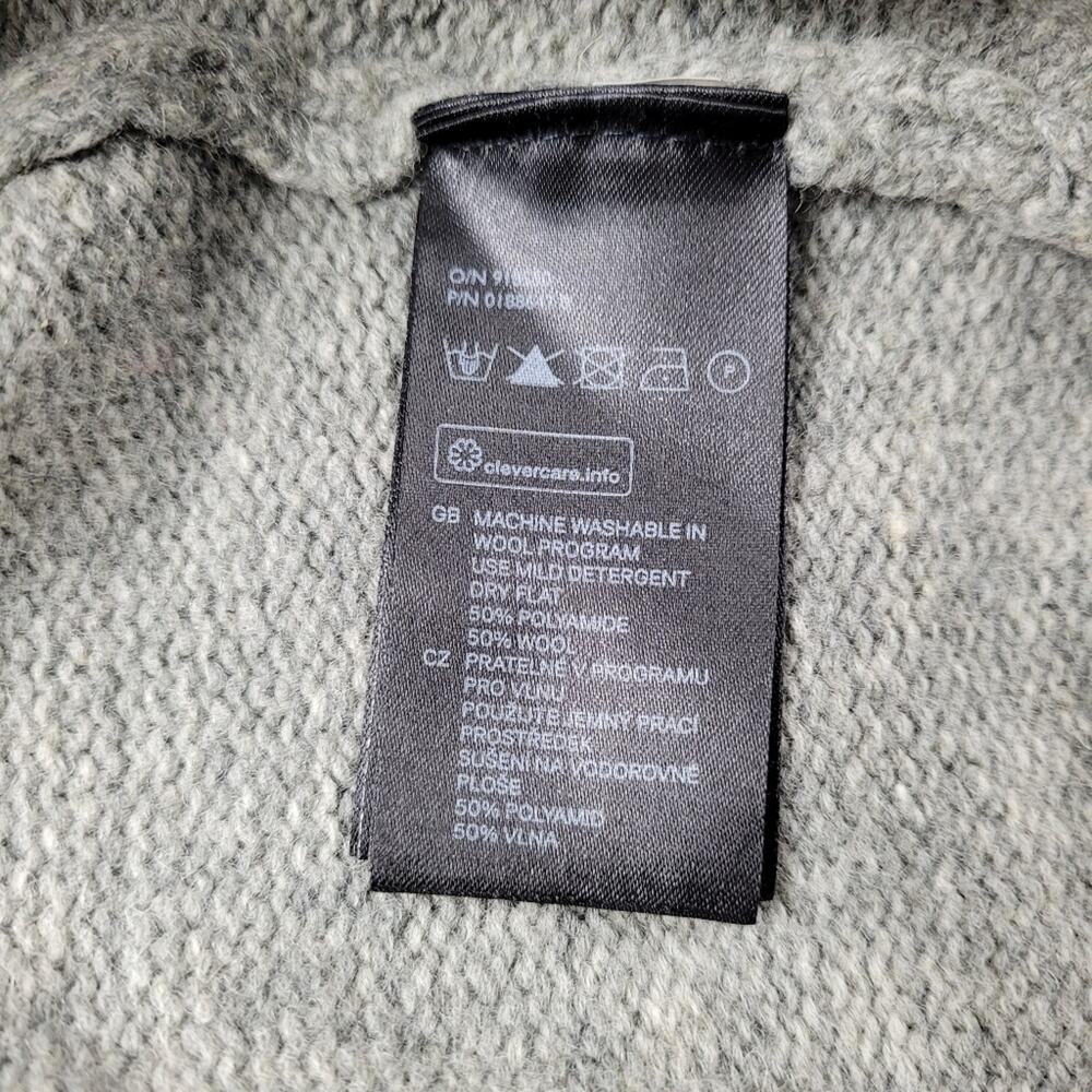 L.O.G.G. Label of Graded Goods Gray Fair Isle Washable Wool Blend Sweater sz Sm - Picture 13 of 14